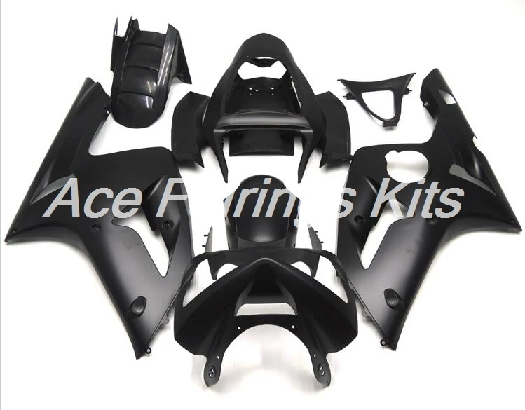 4 подарки ABS полный обтекатель комплект подходит для Kawasaki ZX6R 2003 2004 ZX-6R 03 04 Ninja 636 Обтекатели кузова набор черный матовый