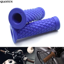 Универсальный мотоцикл 7/" 22 мм Винтаж резиновый руль для мотоцикла для YAMAHA XMAX200 XMAX250 XMAX300 XMAX400 TMAX530 TMAX500