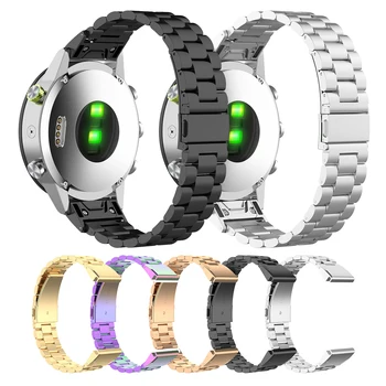 

New Stainless Steel Three-bead Strap Suitable for Garmin MARQ Series / fenix6/6X/6S/5/5X/5S