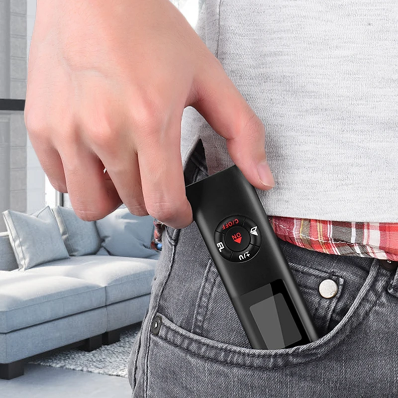 Mini Handheld 40M Smart Digital Laser Distance Meter Range Rangefinder Portable USB Charging Distance Measuring Meter