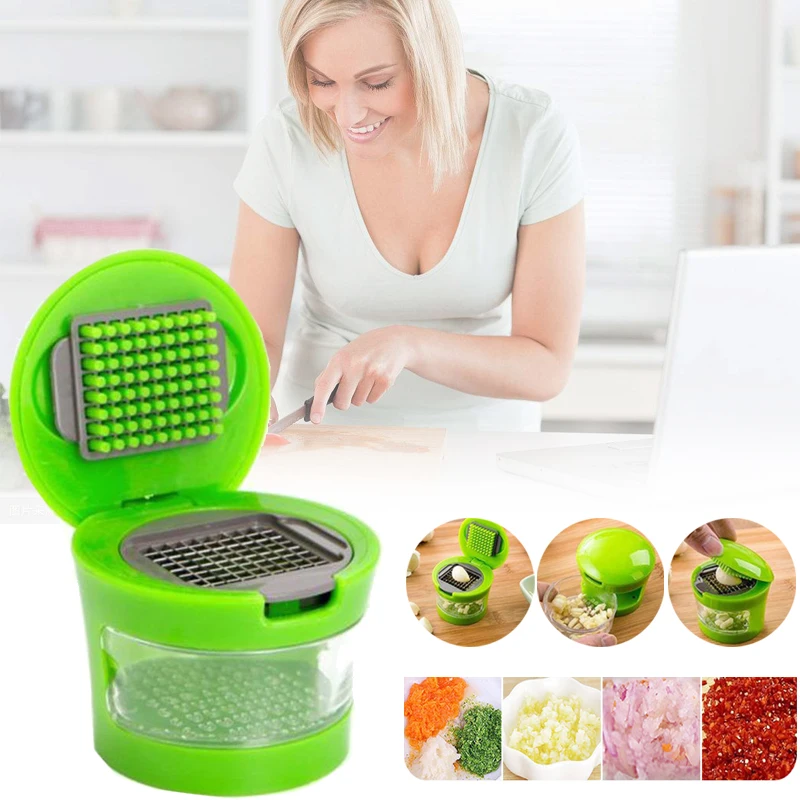 Овощерезка многофункциональная чеснокодавилка зеленая овощерезка кухонная дробилка инструменты Инструменты гаджеты шлифовальная машина практичная