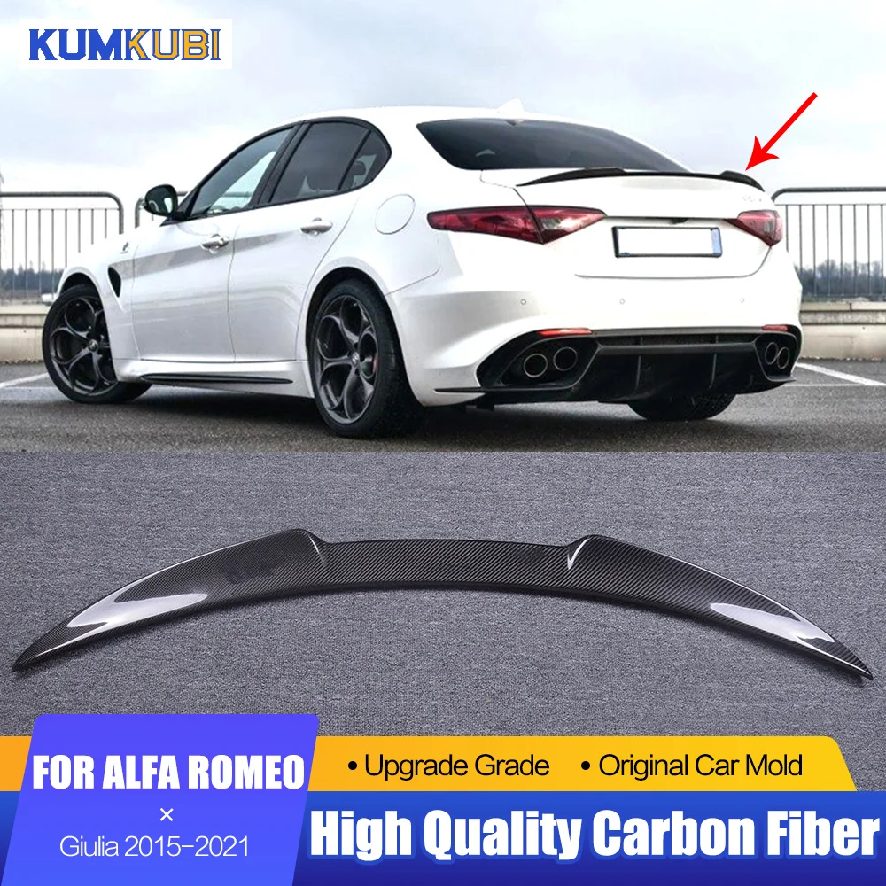 Rear Trunk Spoiler For Alfa Romeo Giulia 20152021 High Quality Carbon
