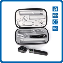 High quality Eyes examination portable rechargeable diagnostic ophthalmoscope retinoscope set pocket direct ophthalmoscope oph8c aa battery halogen bulb 5 apertures ce certificated ophthalmoscope oph8c