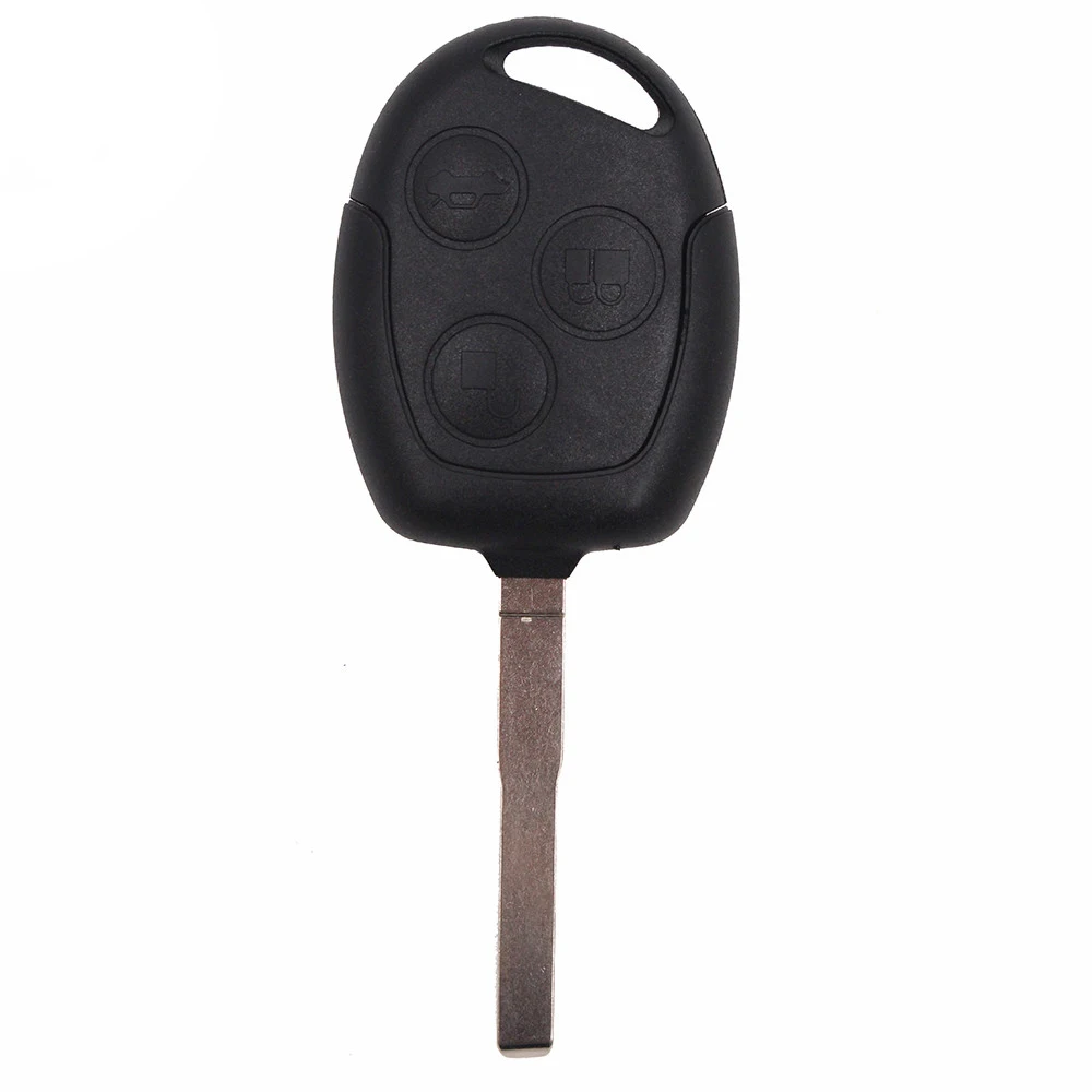 Keyecu замена 3 кнопки дистанционного ключа Fob 433 МГц 4D60/4D63 для Ford Mondeo Focus 2005 2006 2007+ Uncut HU101 лезвие