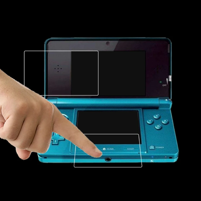 

HD Clear Film Top+Bottom LCD Screen Protector For New Nintendo 3DSLL/XL Console 746D