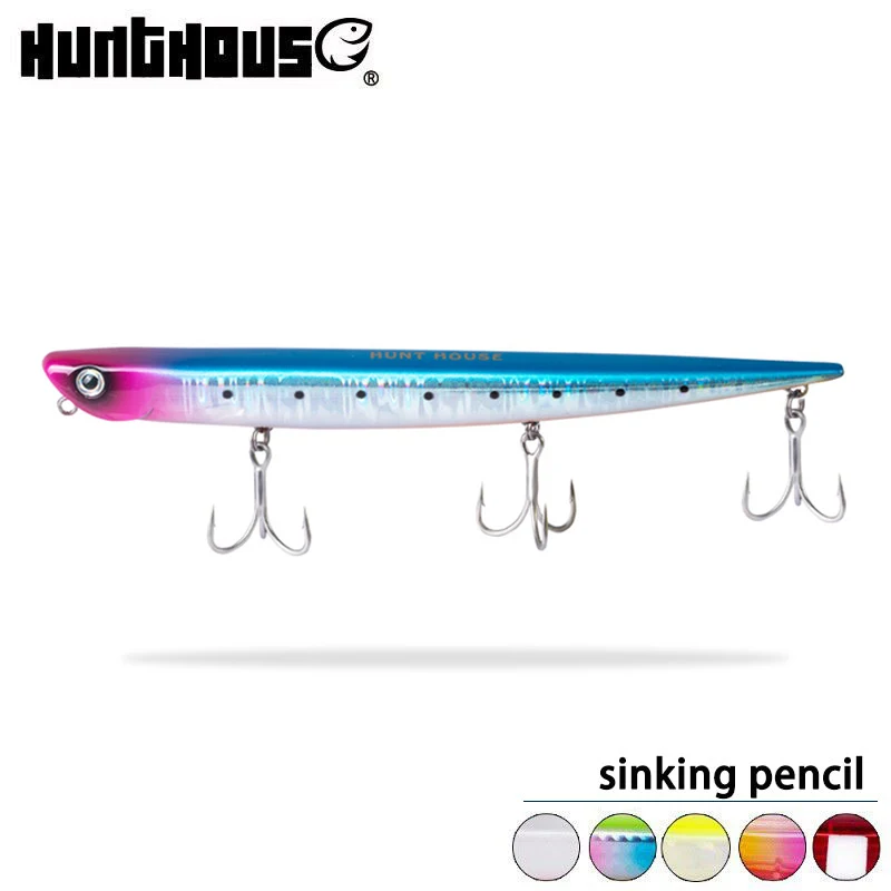 

Hunthouse swimbait bay ruf manic fishing lure sinking pencil bait swimbait 99mm 155mm sea bass seawater hard bait lures