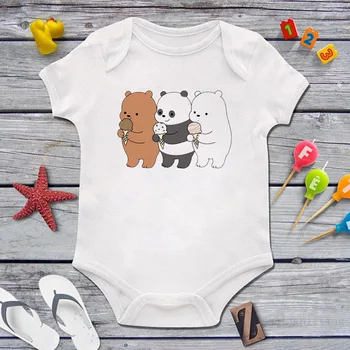 

DERMSPE Lovely Newborn Baby Boys Girls Romper Jumpsuit Baby Onesies Bodysuit Short Sleeve Infant Bodysuit Summer Outfits Clothes