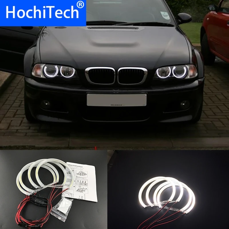 HochiTech белый гало светильник автомобиля smd светодиодный ангельские глаза кольцо