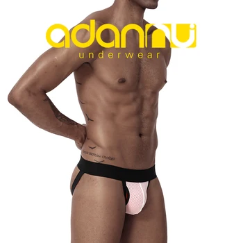 

Mesh Sexy Gay Underwear Men Thong Men Jockstrap Breathable Slip Mens Thongs And G Strings Sissy Panties String Lingerie BP.136