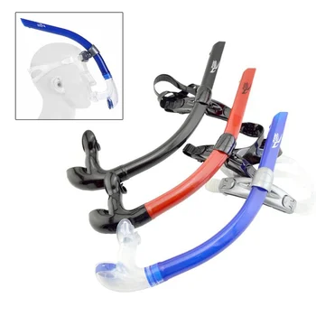 

Professional Swimming Breathing Tube Snorkel Silicone Mouthpiece Scuba Diving Set Tube Dry Snorkeling device
