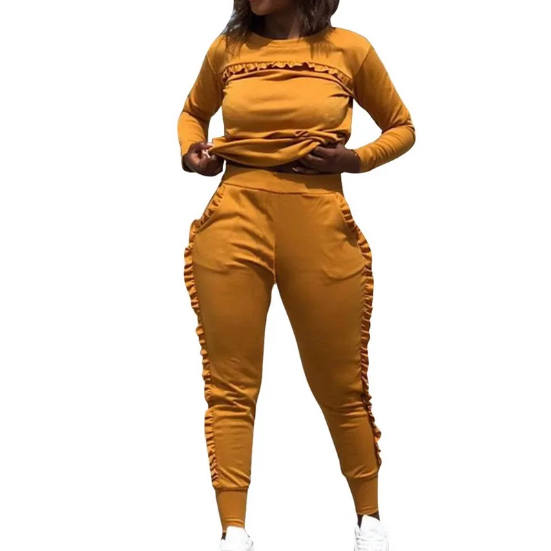 

JODIMITTY New Autumn Winter Women's Sport Suit Women Tracksuits Pullover Running Set Jogging Suits Fashion Casual Sportswear 2PC