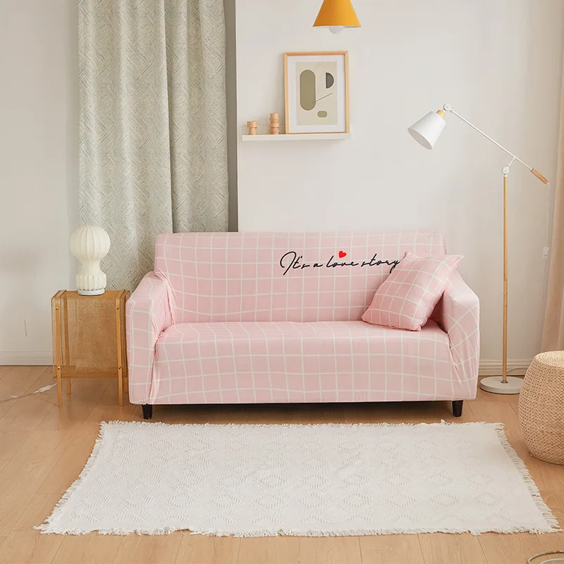 Стрейч диванных чехлов протектор мебели полиэстер Loveseat крышка M l XL XXL XXXL XXXXL 1/2/3/4-seater Arm накидки на стулья для Гостиная