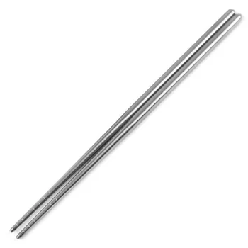 

Titanium Food Sticks Outdoor Cookware For Camping Picnic Hiking Traveling Chopsticks