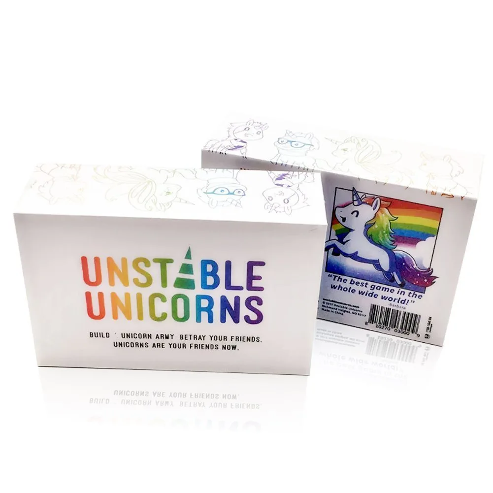 Unstableunicorns драконы капризный Единорог расширяющийся мешок игра карточная игра настольная игра Карта