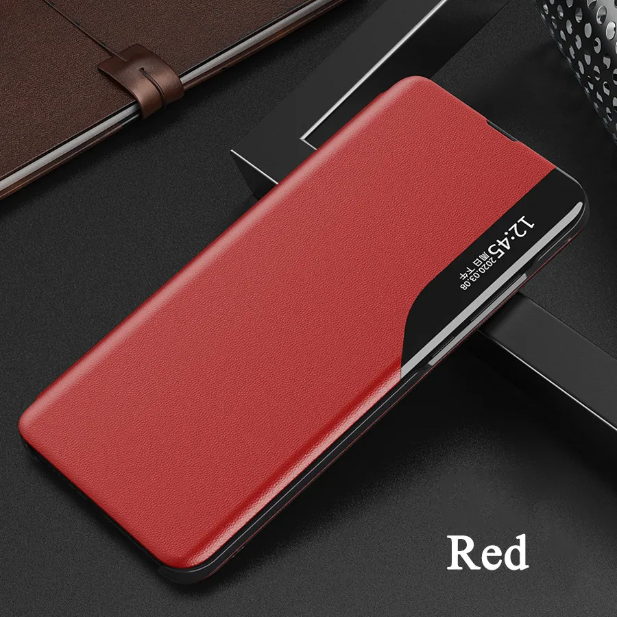 Flip Shell Case for Xiaomi Redmi 9A 9C Note 8 9S 8T 9 Pro MAX Xiomi Mi 10 Pro Magnetic PU Leather PC Stand Full Protection Cover