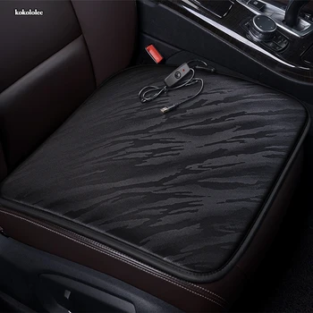 

KOKOLOLEE 12V Heated car seat cover for Citroen all models c5 c3 C6 Elysee Xsara C-Quatre Picasso c4 Winter Pad Cushions seats