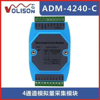 

4 Analog Acquisition 4-20mA Analog Signal to 485 0-10V AD Analog Input Acquisition Module