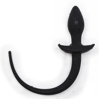 Silicone Dog Tail Anal Toys G-spot Stimulator Butt Plug Slave Anal Expander Women Men Gay Sex Game BDSM Erotic Toys Sex Products 6