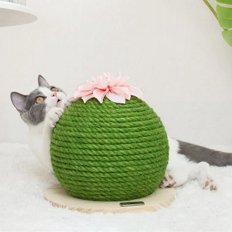Игрушка для собаки, кошки, котенка, питомца, прорезыватель из сизальной веревки, плетение мячей, игрушка для жевательной ловли, погремушка для ловли царапин, забавные игрушки для кошек, мебель для дерева, буксировка
