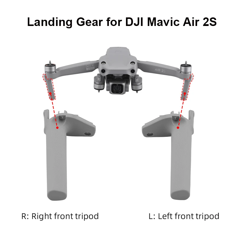 Original Left Right Front Arm Landing Gear Leg Support for DJI Mavic Air 2 Drone