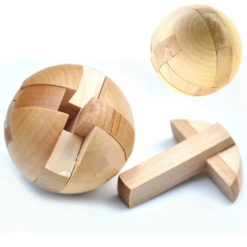 Intelligence Ming Luban Locks Ancestral Locks Traditional Wooden Brain Teaser Puzzle Educational Toys Magic Cube Hot Sales