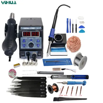 

YIHUA 8786D Soldering Station Digital Display Hot Air Gun Heat Gun Welding Station BGA Rework Station Soldering Iron Station