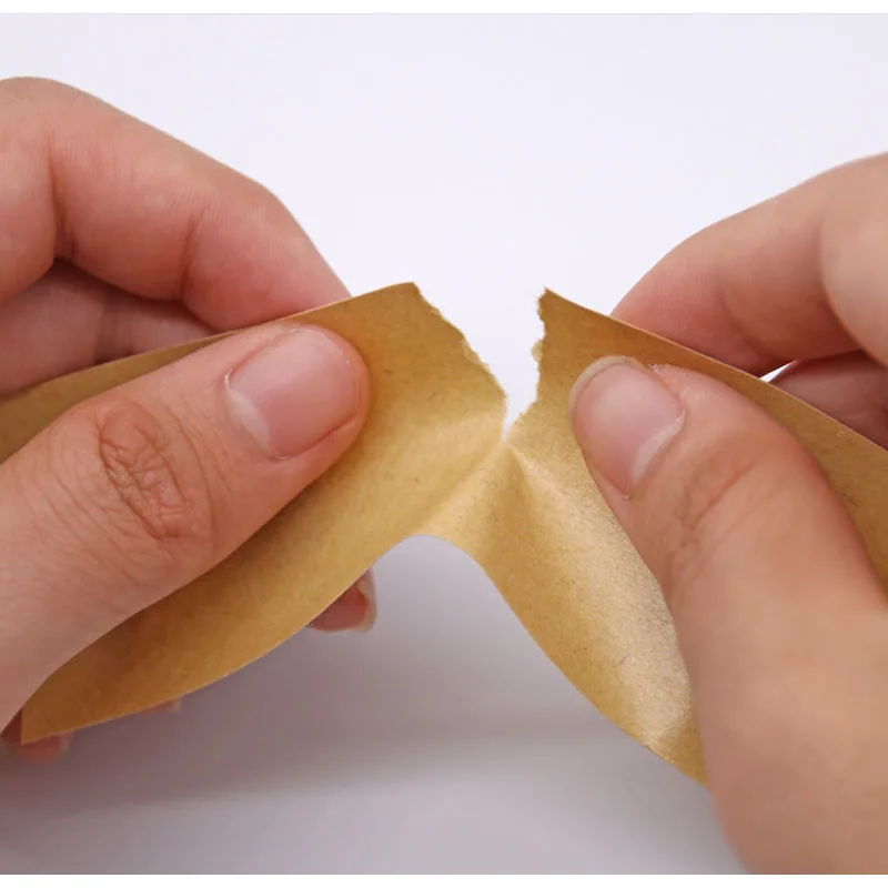 Kraft Paper Tape Sealing Self Adhesive Waterproof 25m / roll Car Painting Shelter Mounting Album Photo Frame Paper