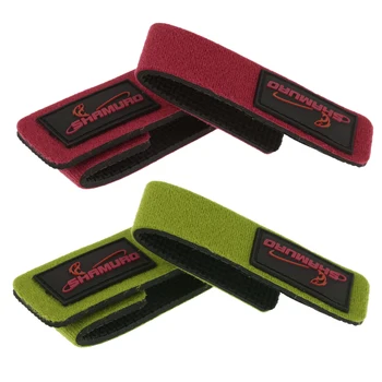 

4 Pieces Fishing Rod Belt Wrapping Strap Tie Band Holder Belt Accessories