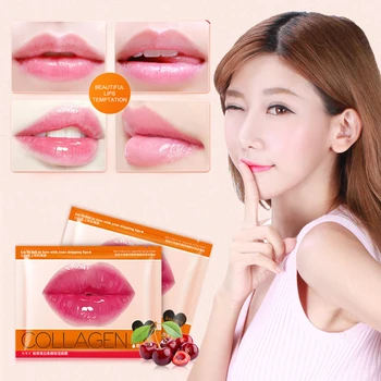 

Collagen soft moisturizing lip mask vitamin C anti-drying desalination lip lines powder soft moist smooth lip mask TSLM2