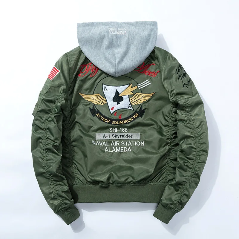 Новая европейская американская Японская уличная Harajuku Мужская Женская куртка-бомбер вышитые женские s мужские куртки и пальто плюс размер - Цвет: B1