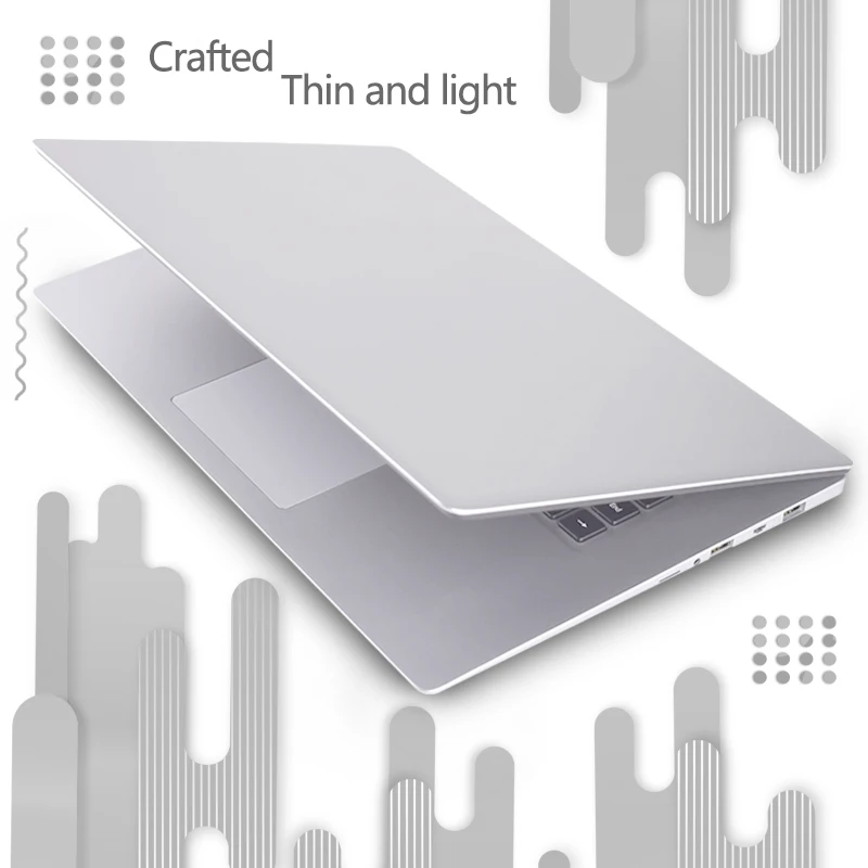  Feed me Notebook Computer 156 zoll 8GB RAM 256 GB/512 GB SSD intel J3455 Quad Core Laptops mit FHD 