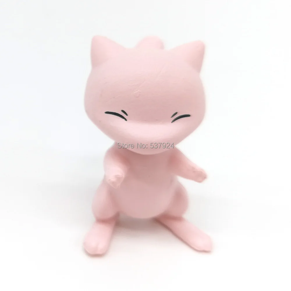 Новинка 7 шт. Pika Mew Psyduck Clefairy Ditto 4 см ПВХ экшн Фигурки игрушки|Игровые фигурки и