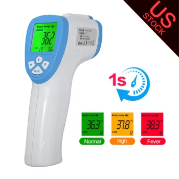 

Non Contact Digital IR Infrared Forehead Thermometer Gun Adult Body Temperature