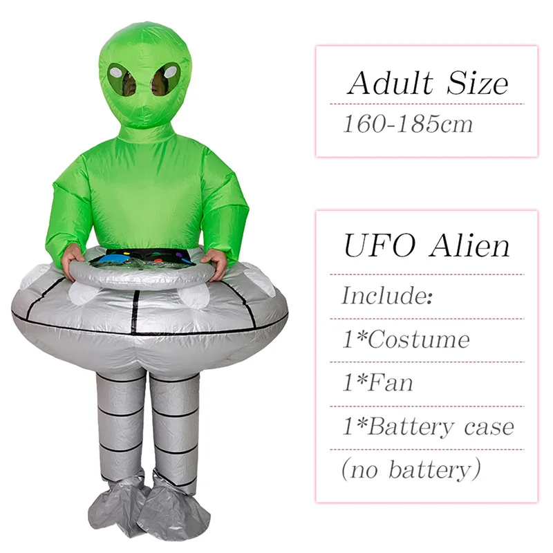 Disfraz de alienígena inflable para adultos Blow up Ecuador