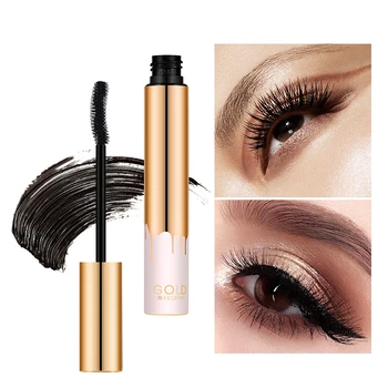 

3D Mascara Lengthening Black Lash Eyelash Extension Eye Lashes Brush Beauty Makeup Long-wearing Gold Color Mascara