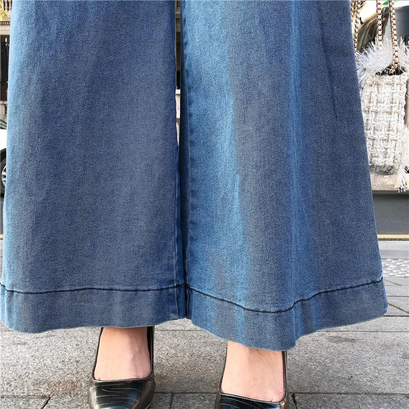 Women Fashion Blue Denim Jumpsuits 2020 Spring Summer Retro High Waist Wide Leg Pants Bodysuits Loose Casual Slim Jeans Rompers Women Fashion Blue Denim Jumpsuits 2020 Spring Summer Retro High Waist Wide Leg Pants Bodysuits Loose Casual Slim Jeans Rompers