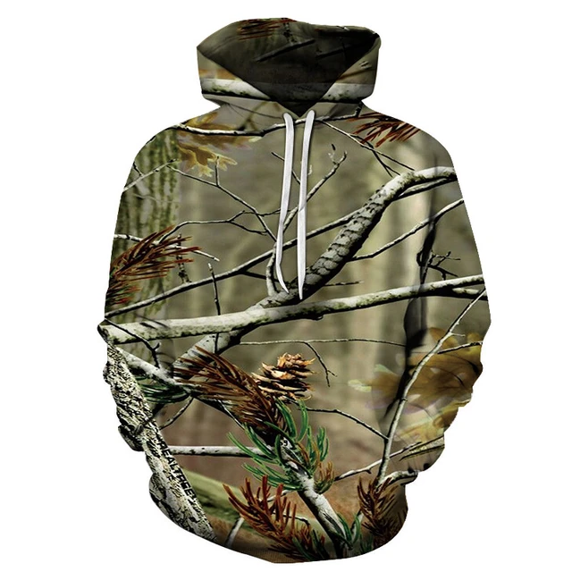 Wild boar camouflage 3d hoodie for men and women outdoor fishing