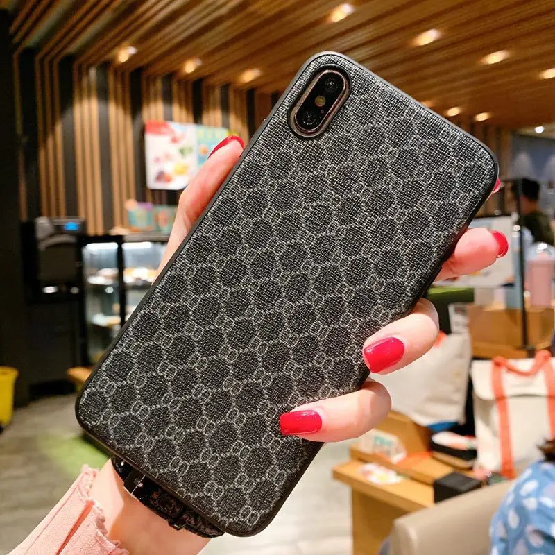 Для iphone 6s 7 8 plus чехол для телефона в клетку TPU-кожаный силиконовый чехол в деловом стиле для iphone X XR XS MAX