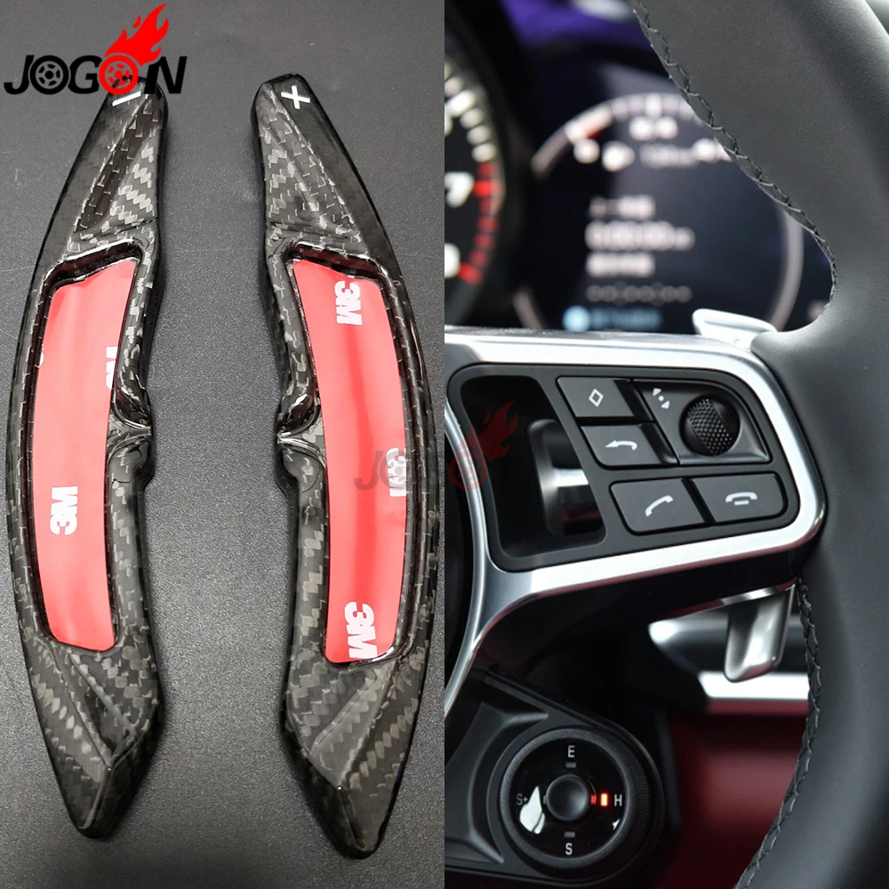 Рулевое колесо из углеродного волокна Paddle Shifter удлинение накладной обшивки для запуска Эжекции Cayenne S GTS Turbo Panamera Macan 718 911 918