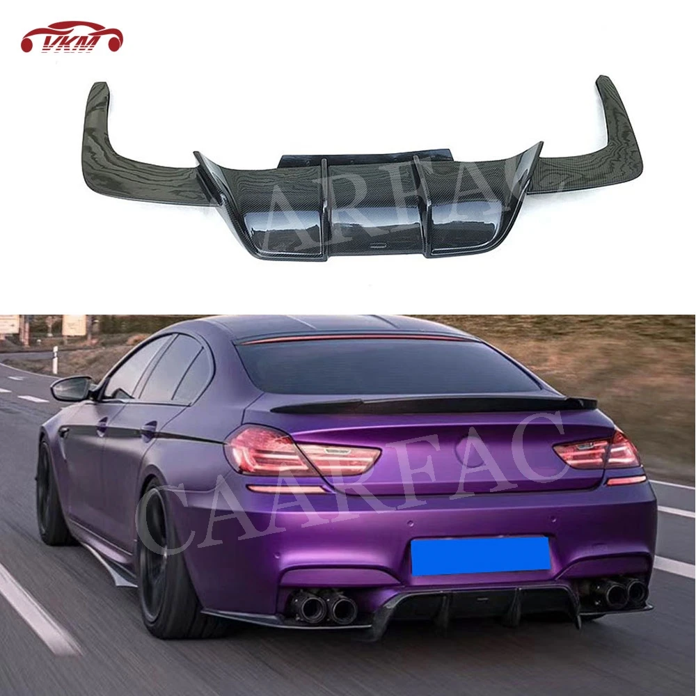 6 серий задний спойлер из углеродного волокна для BMW F06 F12 F13 M6 M Sport 2013-2016 V Style FRP