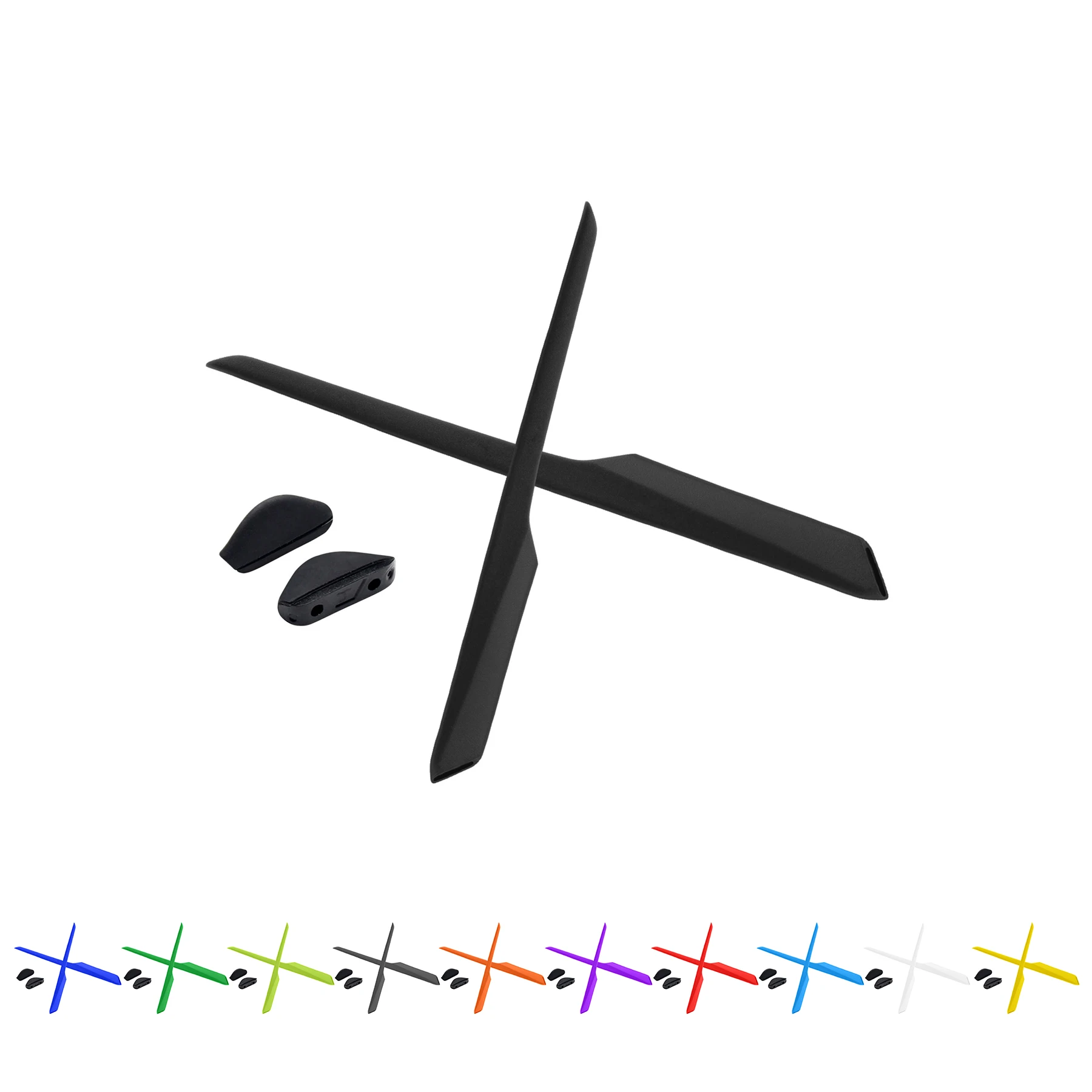 Millerswap Calzini Per Le Orecchie Del Braccio Di Ricambio In Gomma + Naselli Per-Oakley Valve Oo9236 Occhiali Da Sole-Opzioni Multiple