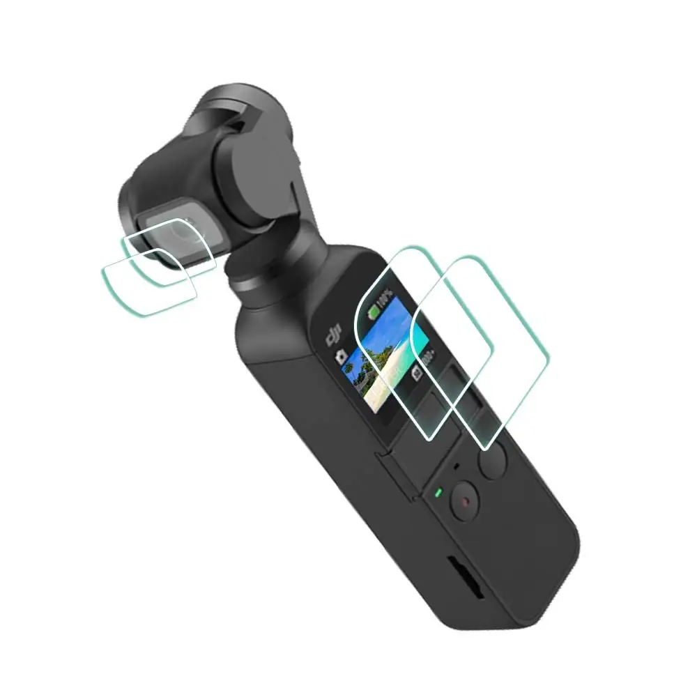 

For DJI Osmo Pocket Tempered Glass Screen Protector For DJI Osmo Pocket 2 Handheld Gimbal Camera Anti-Scratch Protection Film