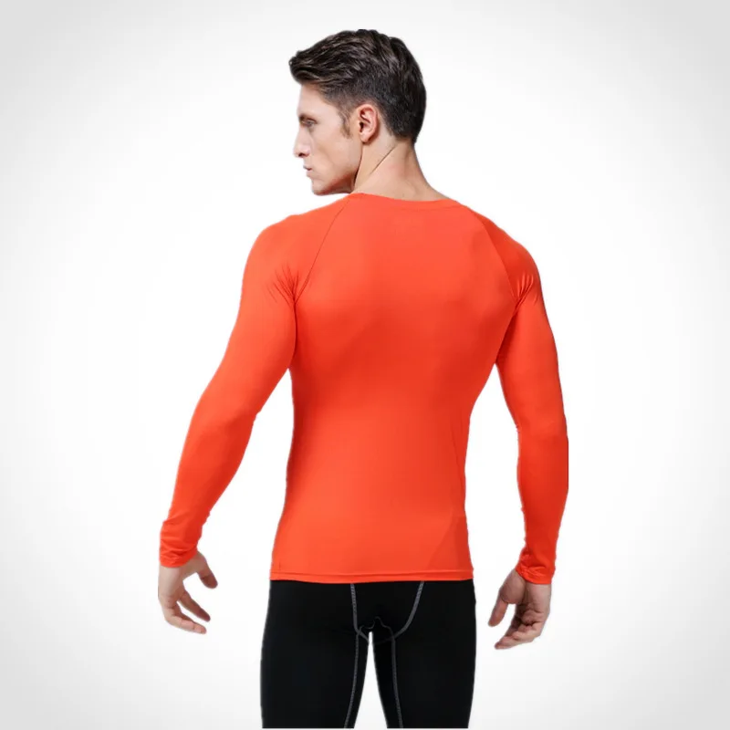 

B453 Compression Tights Base Layer Running Fitness Gym Exercise Soccer Basketball Men Sports Clothing Shirt Jersey Sportswear