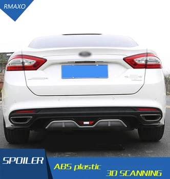 

For Ford Mondeo Diffuser Bumpers Body kit spoiler 2013-2018 For Ford Mondeo 4C ABS Rear lip rear spoiler front Bumper Protector