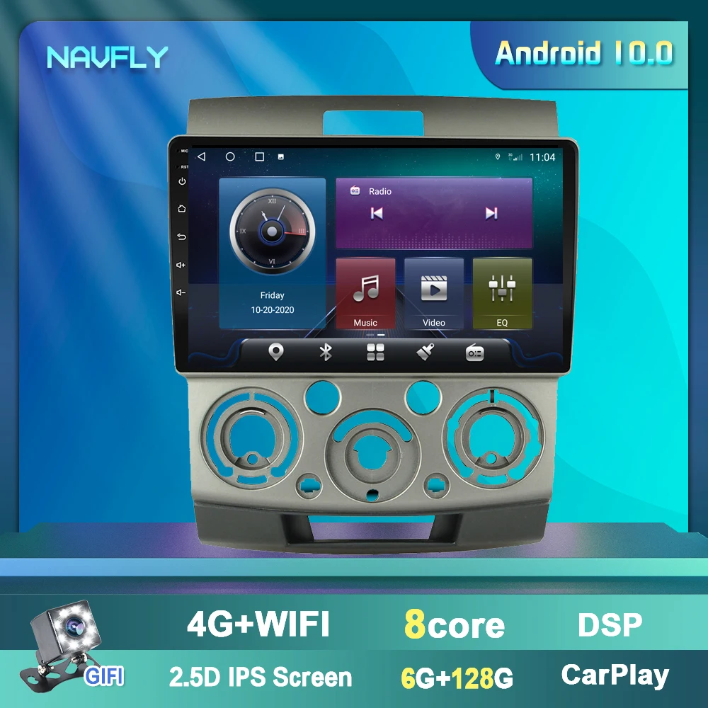 Автомобильный мультимедийный плеер OKNAVI 9 дюймов Android 0 2 Din радио GPS-навигация без DVD