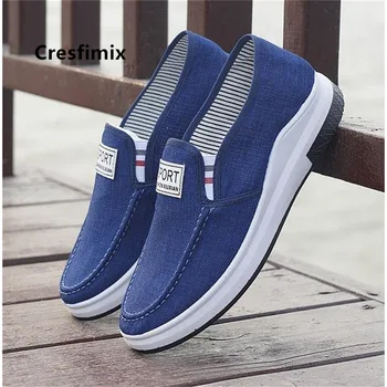 

Mann Schuhe Male Fashion High Quality Navy Blue Slip on Anti Skid Shoes Male Casual Black Canvas Comfort Driver Shoes E5717