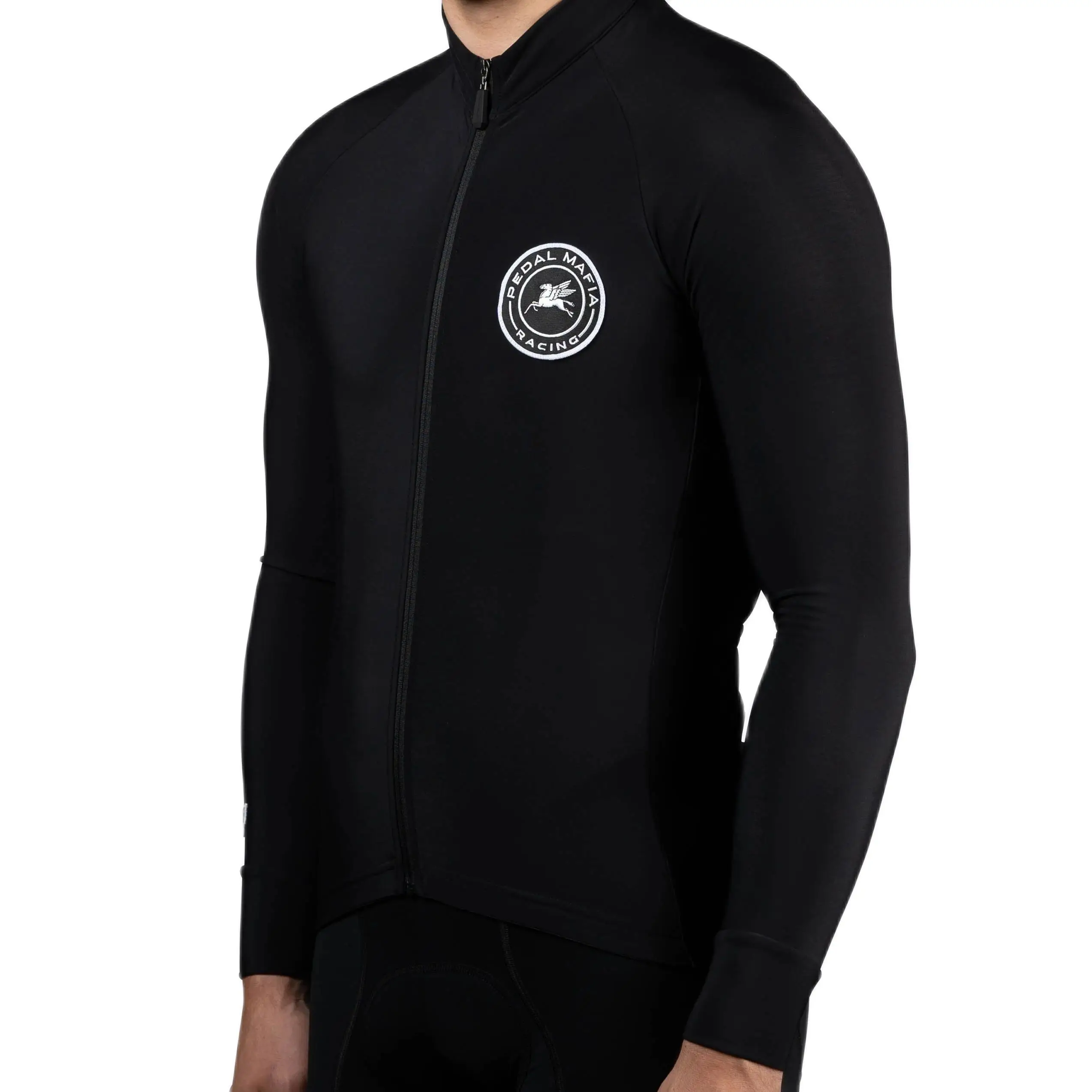 Racing cycle wear men thermal fleece long sleeve warm jackets MTB road bike apparel