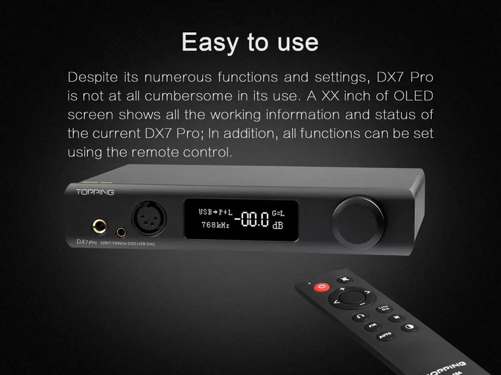 Топ DX7 Pro ES9038Pro CSR8675 IIS USB DAC Bluetooth 5,0 XMOS XU208 32 бит/768 кГц DSD1024 аудио усилитель для наушников декодер