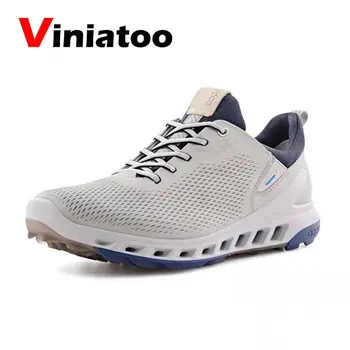 

New Breathable Leather Golf Shoes Men High Quality Golf Sneakers Comfortable Joggign Walking Footwear White Sport Shoes