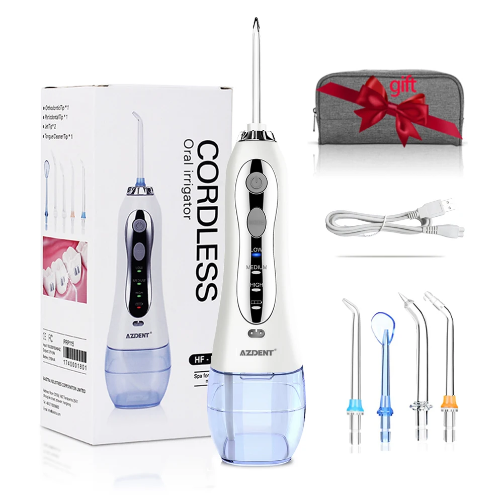 Vip Portable Electric Oral Irrigator Dental Flosser Powerful Flosser Water Jet Flosser Dental SPA Rechargeable